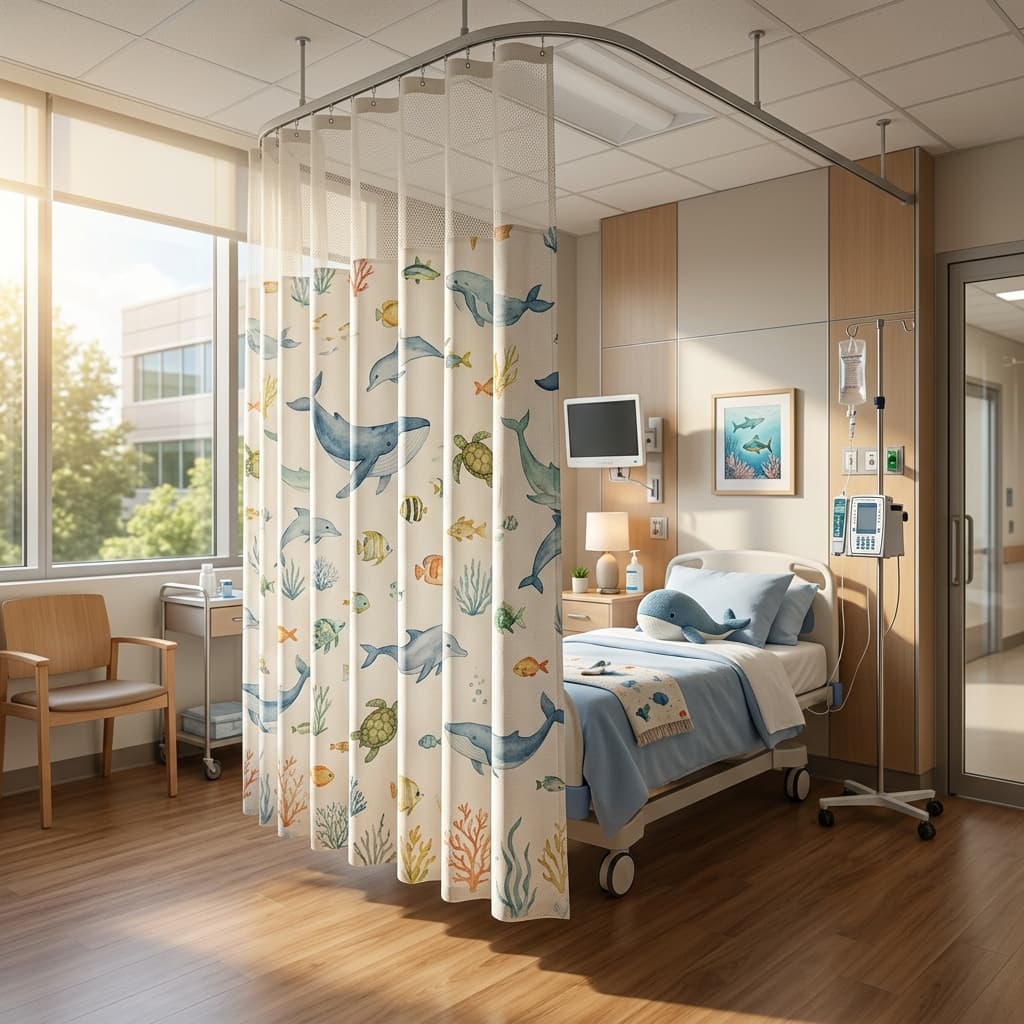 Pediatric Ocean & Marine-Theme Curtains
